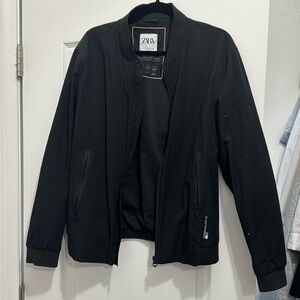 ZARA Water Repellent Lightweight Bomber Jacket